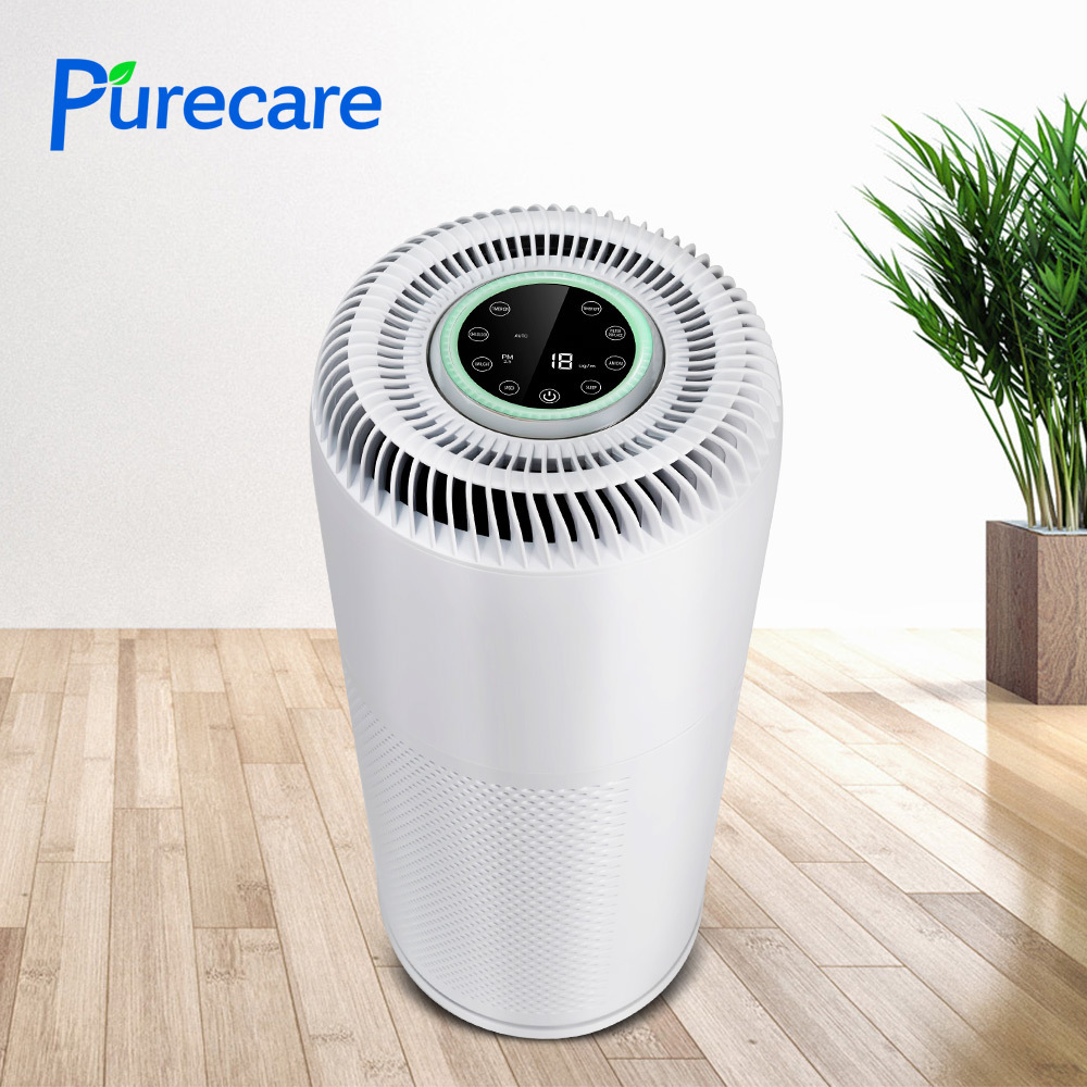 Cigarette smoke detector Floor standing air purifier Home Pet flavor remover with fotokatalytische filter luchtfilter