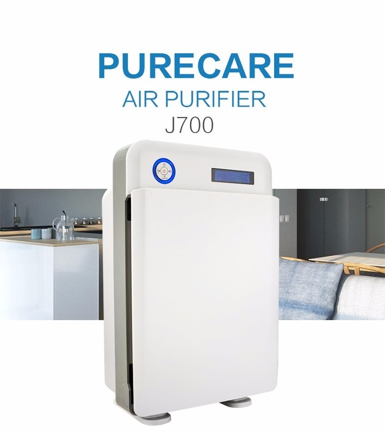 Air purifier humidifier with 320m3/h CADR H13 hepa filter air purifier the odor elimination air cleaner professional