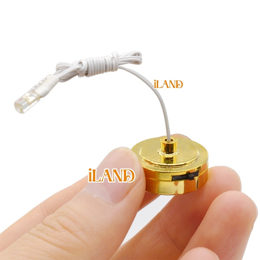 iLAND Dollhouse Mini Light Bulb With 1 Battery DIY Lamp For Doll House Accessories