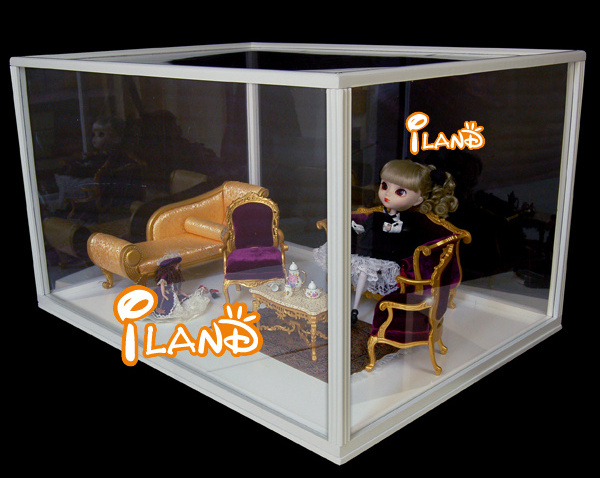 iland miniatures Dollhouse Doll House Transparent Box Display Box WH009B