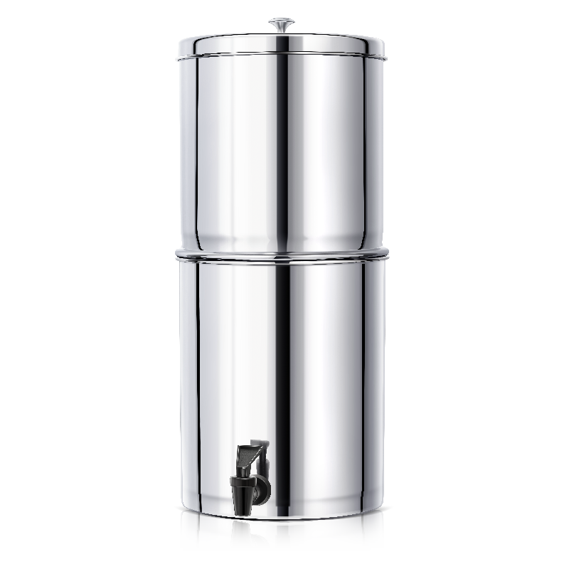 Stainless steel Ceramic gravity water filter