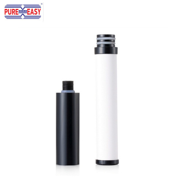 304 stainless steel , ceramic cartridge and activated carbon water filter bottle