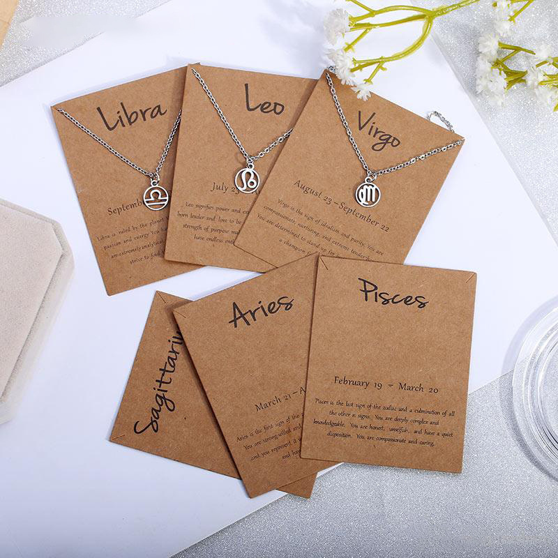 Personalized 'Jewlery' Pad Certificate Paper Jewelry Care Holder Custom Packaging Display Jewellery Card For Earring Necklace