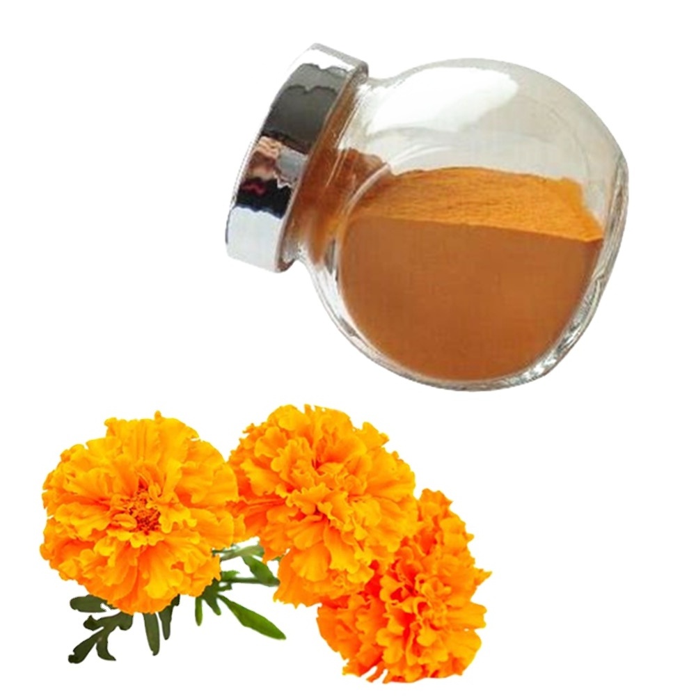 Raw Material Kosher Halal Oil Eye Protection Marigold Flower Extract 20% Esters Vitamin Lutein Zeaxanthin Powder