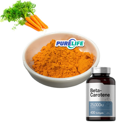 Pure Natural Food Color Extract Dunaliella Salina Crystals Beta Carotene Beta-carotene Powder 5% 10% 20% Beta Carotene