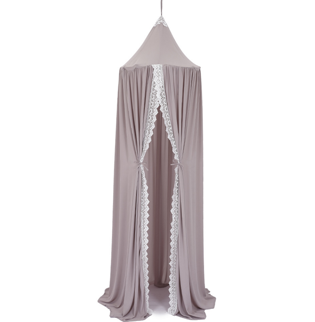 PLHAN  Good quality Chiffon  kids bed canopy hanging mosquito net with lace screennetting canopy curtain easy to sleep