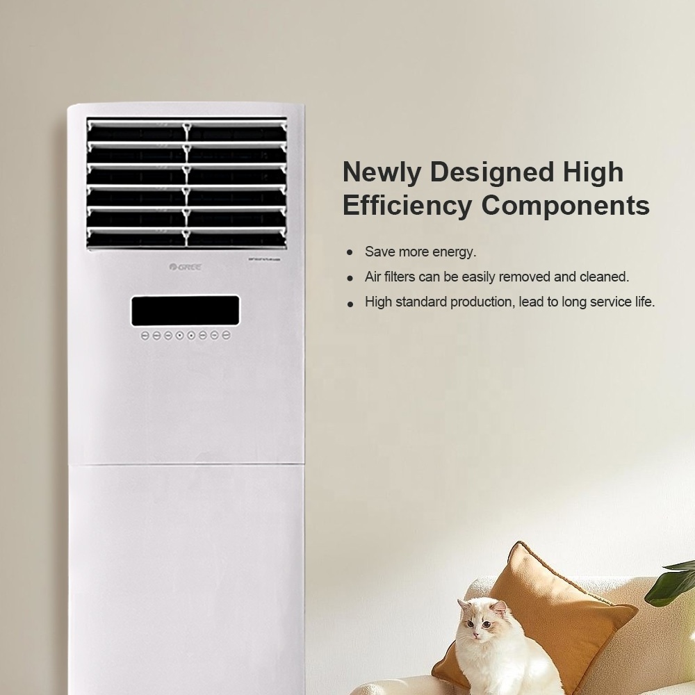 Gree Hot Sale Floor Standing Air Conditioner 36000 48000 60000 Btu Stand Up Mobile Portable Air Conditioning System Cabinet Type