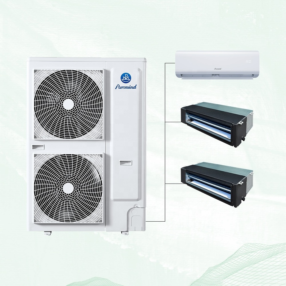 Puremind Carrier HVAC Air Conditioner 8KW 10KW 14KW 16KW Full DC Inverter Heat Pump VRF VRV Central Air Conditioning Wifi