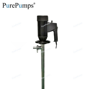 SS316 20m pressure electroplating industry chemical HCL liquids transfer handle barrel pump