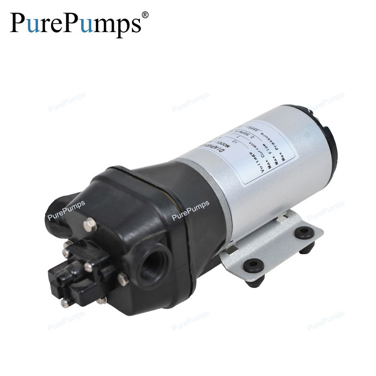 9.5l/min DC motor 2.5GPM max flow RO system diaphragm booster water pump with pressure switch