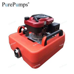 portable moving floating gasoline engine power fire fighting water high pressure transfer boost pump