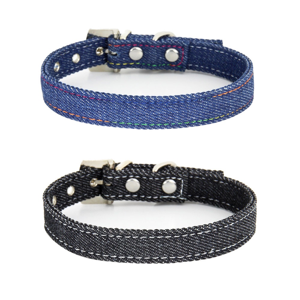 Factory Dog Accessories Pet Collar with Bell Leather Cowboy Small Medium Dog Cat Collar Manufacturer