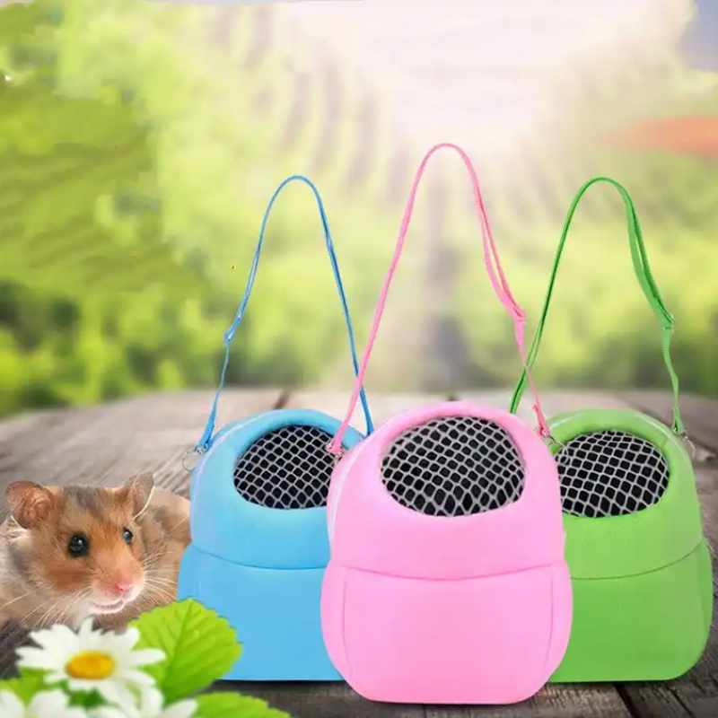 Pures Pet  handbag portable small pet travel carrier bag breathable pet cotton nest outdoor backpack carry cage