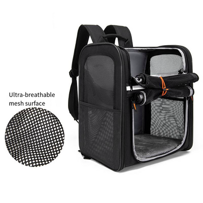 Portable Foldable Pet Dog Cat Cages outdoor backpack for large capacity pets Ultra-breathable Pet Carrier Backpack