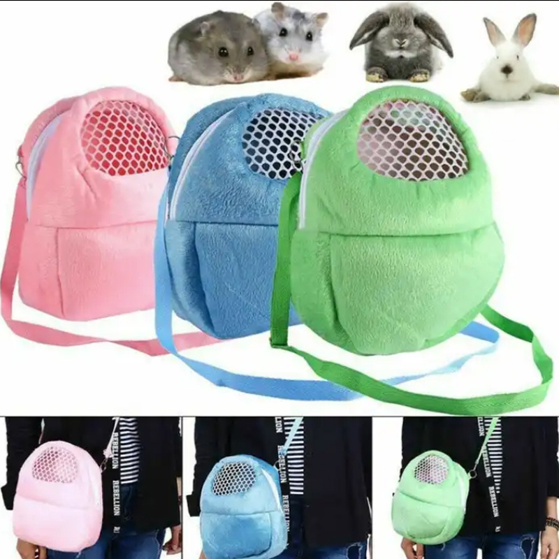 Pures Pet  handbag portable small pet travel carrier bag breathable pet cotton nest outdoor backpack carry cage