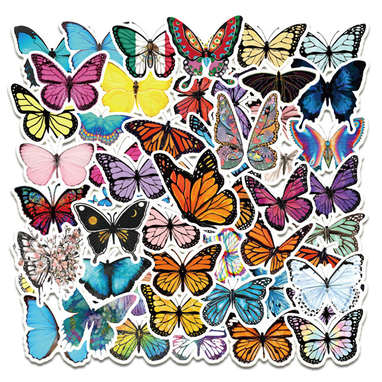 Butterfly Stickers Kids Stickers 100 Pcs For Glow In Dark Star Stickers