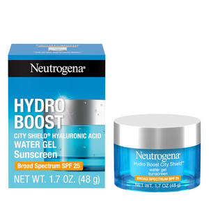 BRAND NEW Neutr o-genas Hydro Boost Gel Face Cream Spf 25 With Broad Hydrating Hyaluronic Acid & Antioxidants, Oil, 47 ml