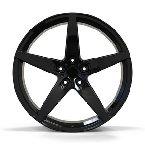 18-21 22 23 24 inch five hole black diamond center machined spokes chrome hearts design forged alloy wheels rims