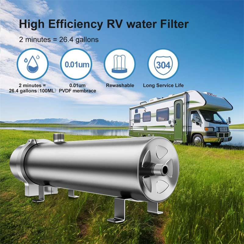 Household 3T Large Flow Central Water Filter Purifier Stainless Steel Water Filter