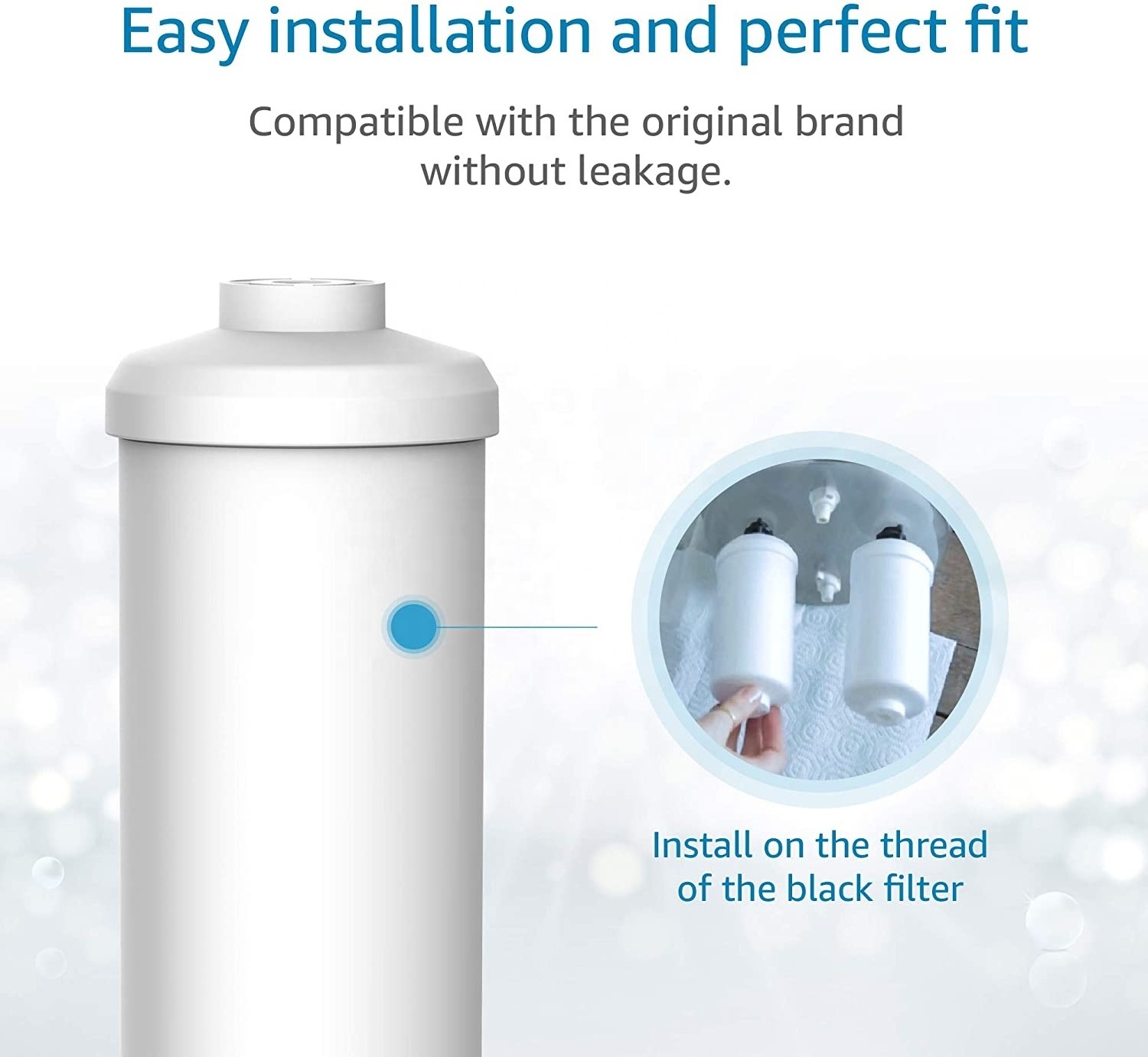 high efficiency filtration Pitcher filter Replacement Water Filter