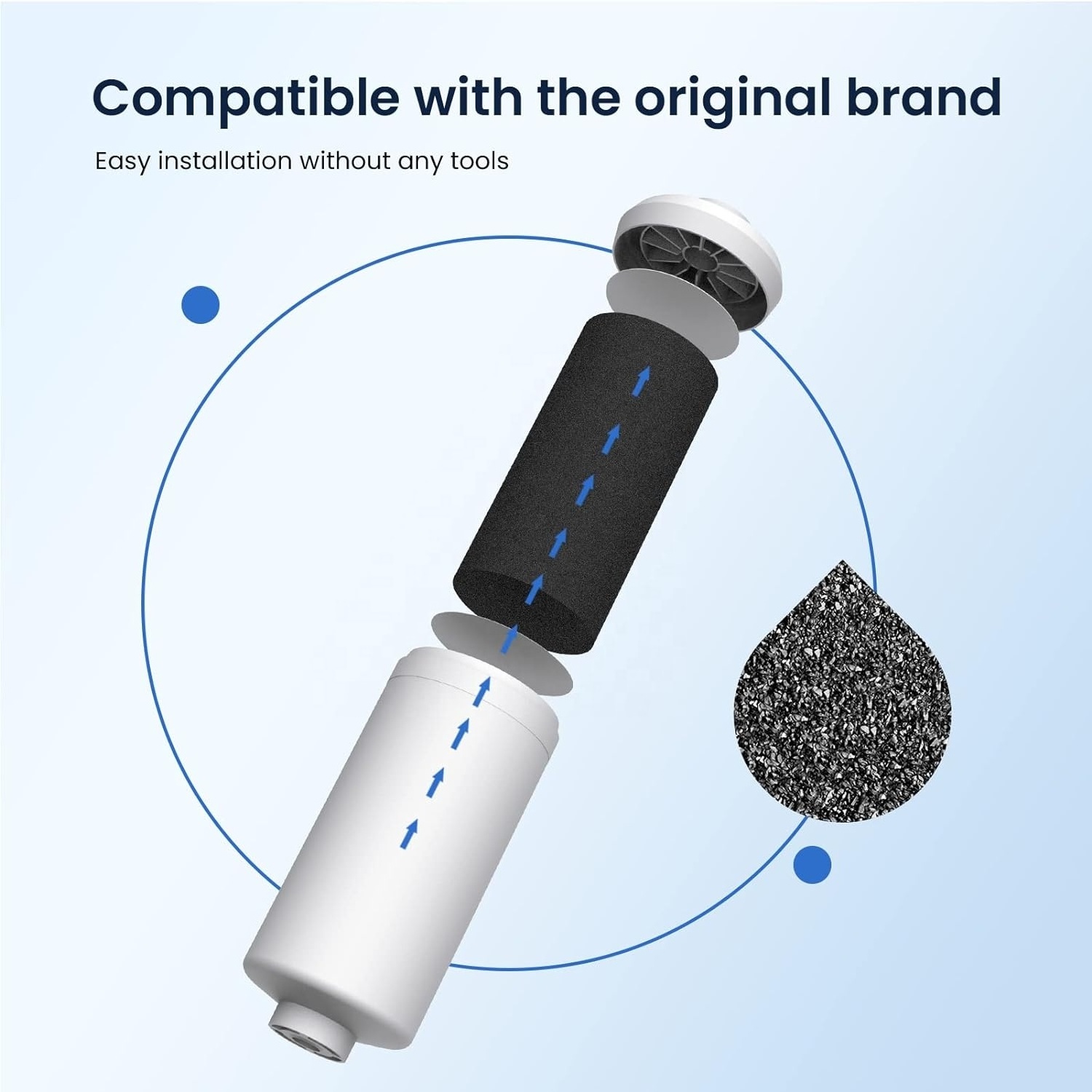 Outdoor Stainless Steel Travel Gravity Purification Water Filter System with Carbon Filters and Fluoride Filters