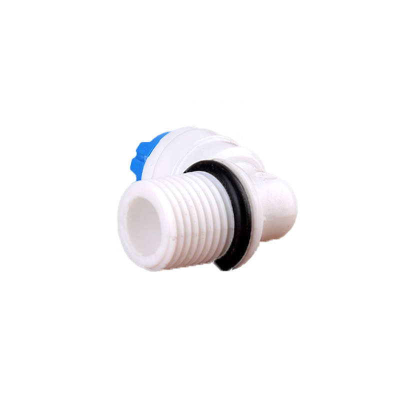 1/4-1/4 Male Elbow Push Fit Plumbing Fittings For Water Purification System With seal O ring