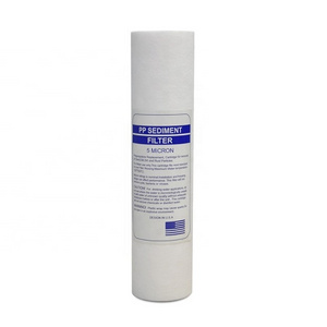 10 inch 20 inch PPF melt blown sediment  cotton water filter cartridge with 5 or 1micron PP filter