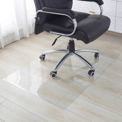 Wholesale  Clear Hard Floor Chair Mats for Carpet Home Office,Under Desk Mat Floor Protector PP Transparent Chair Mat