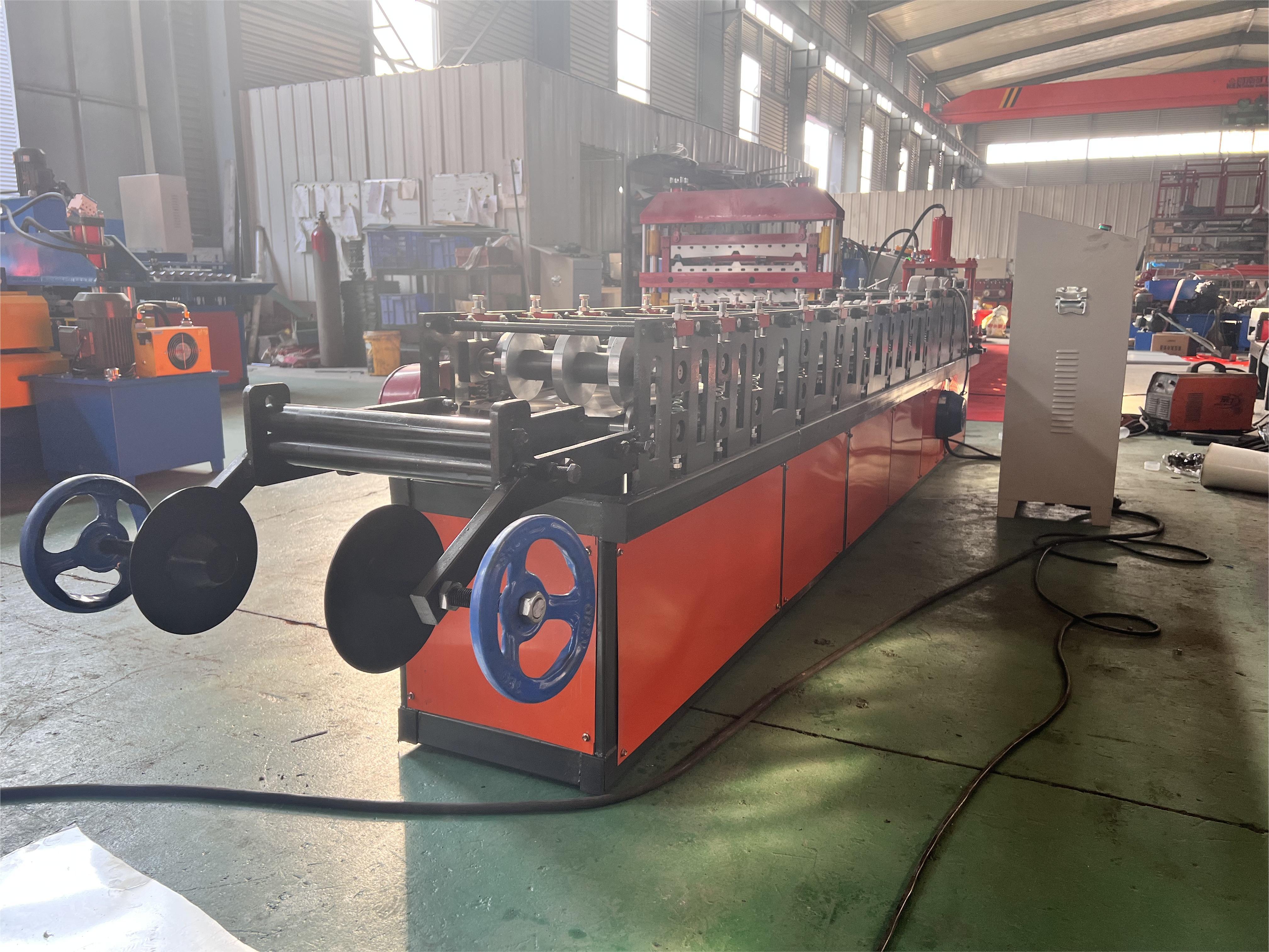 Customized Aluminum Profile Gutters Machine Making Roof Drip Edge Gutter Roll Forming Machine