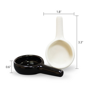 Candle Accessories Small Little Candle Holder Tea Light Wax Warmer Ceramic Tealight Candle Spoon For Essential Oil Burner