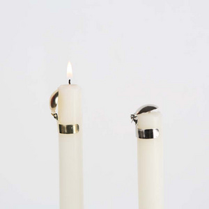 Gold Silver Adjustable Accessories Taper Automatic Candle Snuffer Automatic Candle Extinguisher For 0.6-1 In Diameter