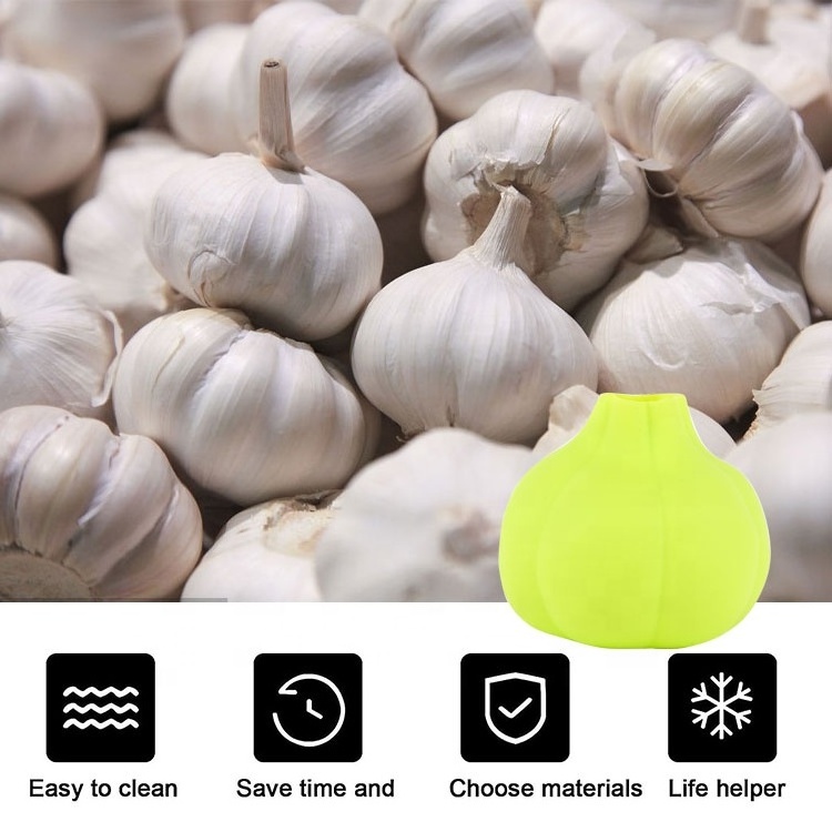 Gloway New Arrival Kitchen Gadget Accessories Tool Roller Peeling Garlic Skin Remover Silicone Garlic Peeler For Home Restaurant