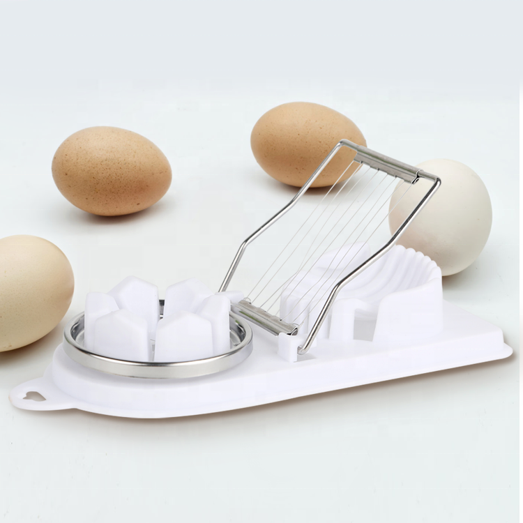 Gloway Kitchen Gadget Tools Multipurpose Stainless Steel Wire Plastic Boiled Egg Cutter 2 In 1 Egg Slicer For Boild Eggs