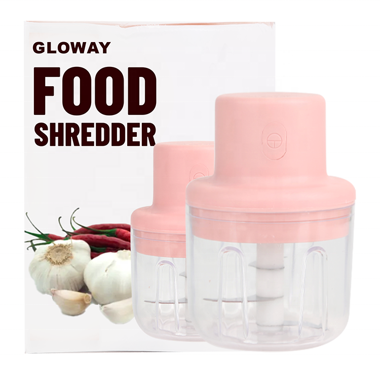 Gloway Kitchen Gadget Tool Wireless Mini Garlic Chopper Food Processor USB Charge Vegetable Chopper Electric Dicer Onion Chopper