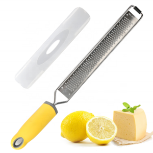 Gloway Kitchen Heavy Duty Stainless Steel Handle Citrus Vegetable Grater Cheese Shredder Lemon Zester Tool For Garlic Nut