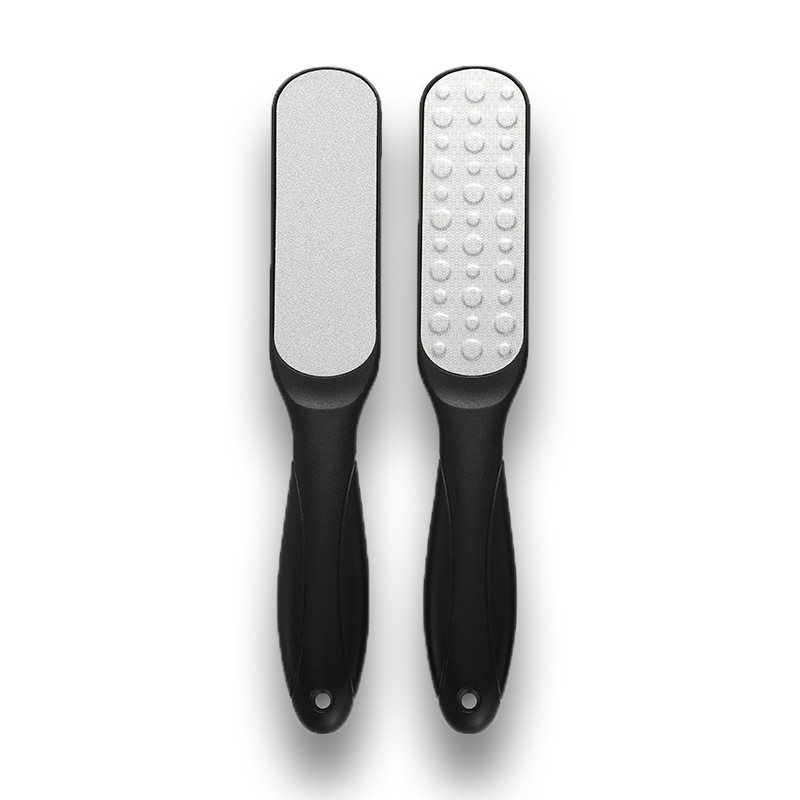 Gloway Skin Care Tools Washable Stainless Steel Feet File Double Sided Foot Callus Remover Pedicure Foot File Brush