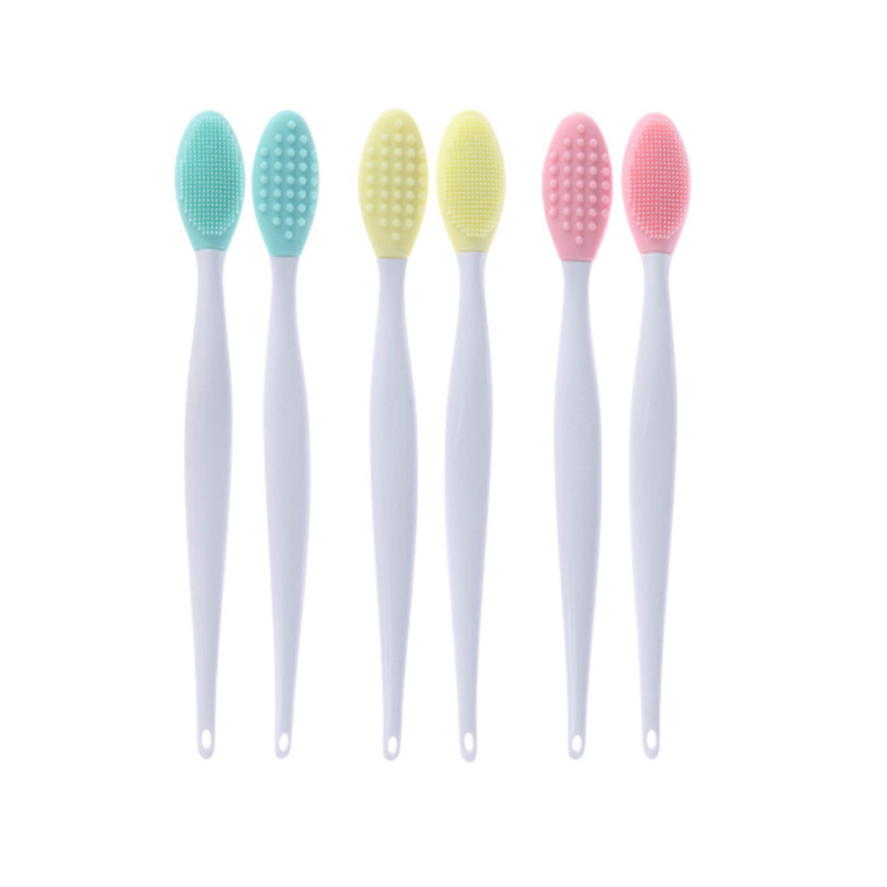 Beauty Tools Double-Sided Exfoliating Blackhead Silicone Cleaning Remover Brush Blackhead Nose Cleaning Brush