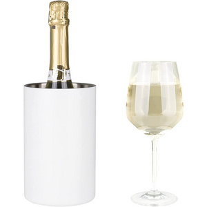 PURPLESEVEN No Ice 1.6L Double Wall Insulated Stainless Steel Wine Bottle Chiller Bucket Iceless Champagne Bottle Cooler