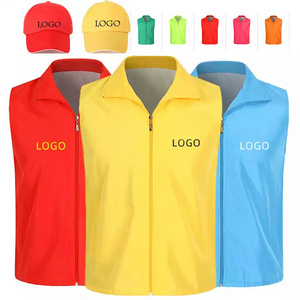 Activity Print Shop Vest Work Volunteer Vests With Custom Logo Printing Wholesale Promotion Gifts