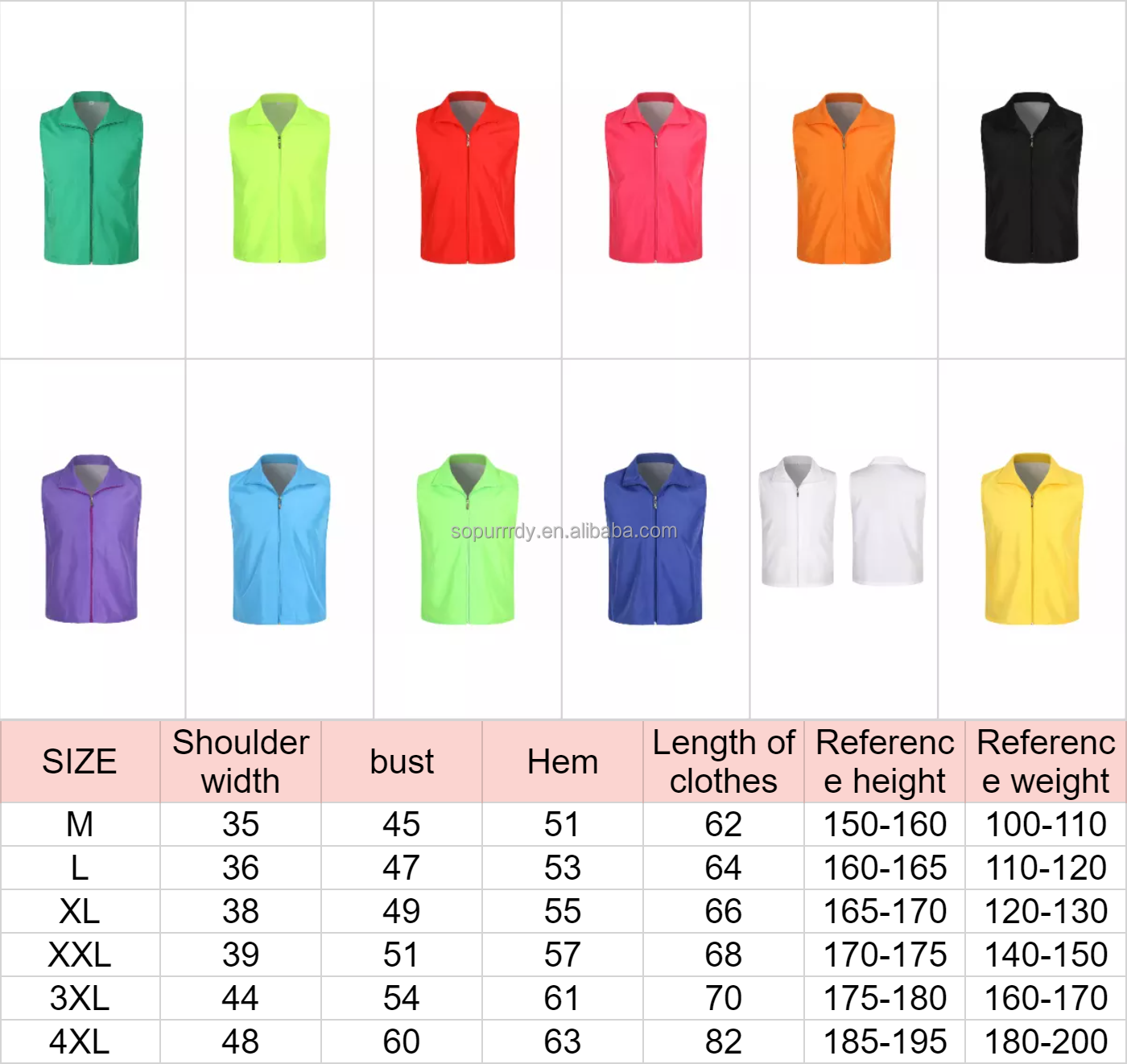 Wholesale Cheap Custom Unisex Advertising Volunteer Worker Vest Business Gifts With Printing Logo Mens Work Uniform Vests