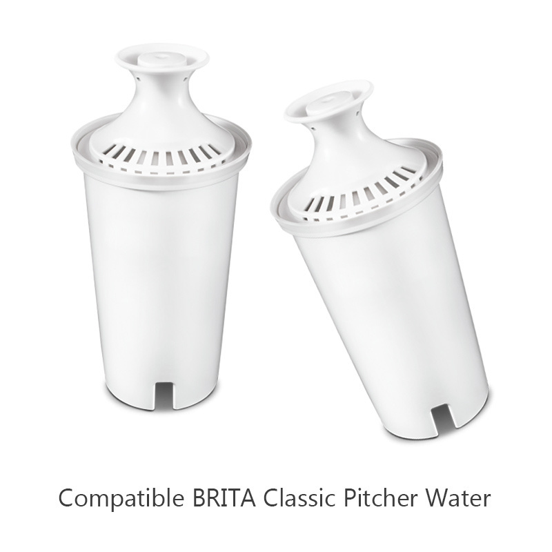 BPA Free Pitcher Water Filter,Alkaline Non-sodium Resin Water Filter Cartridge For Jugs