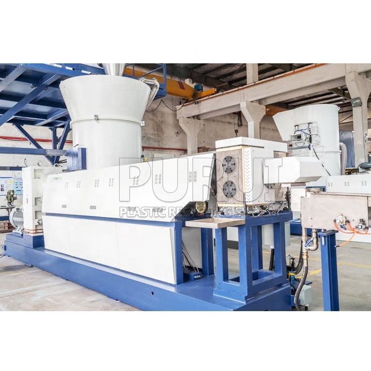 PURUI Plastics Pelletizing Machine for PE PP LDPE HDPE OPP