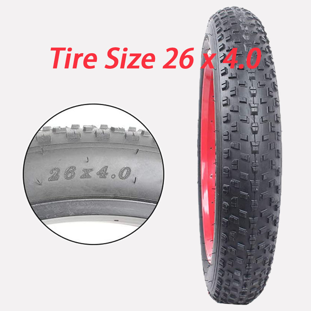 China Manufacturer 20x4 26x4 Fat Bike Tire Ebike Tyre for Mountain Bicycle