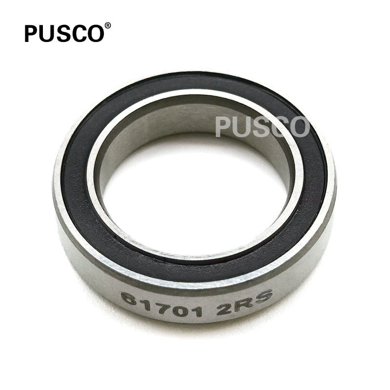 PUSCO Factory supply cheap price Motorcycle Bearing 61701 2RS Heat Resistant Motor Miniature Deep groove miniature ball