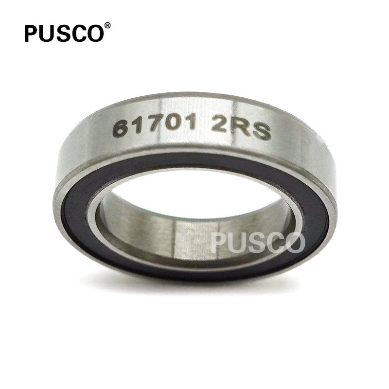 PUSCO Factory supply cheap price Motorcycle Bearing 61701 2RS Heat Resistant Motor Miniature Deep groove miniature ball