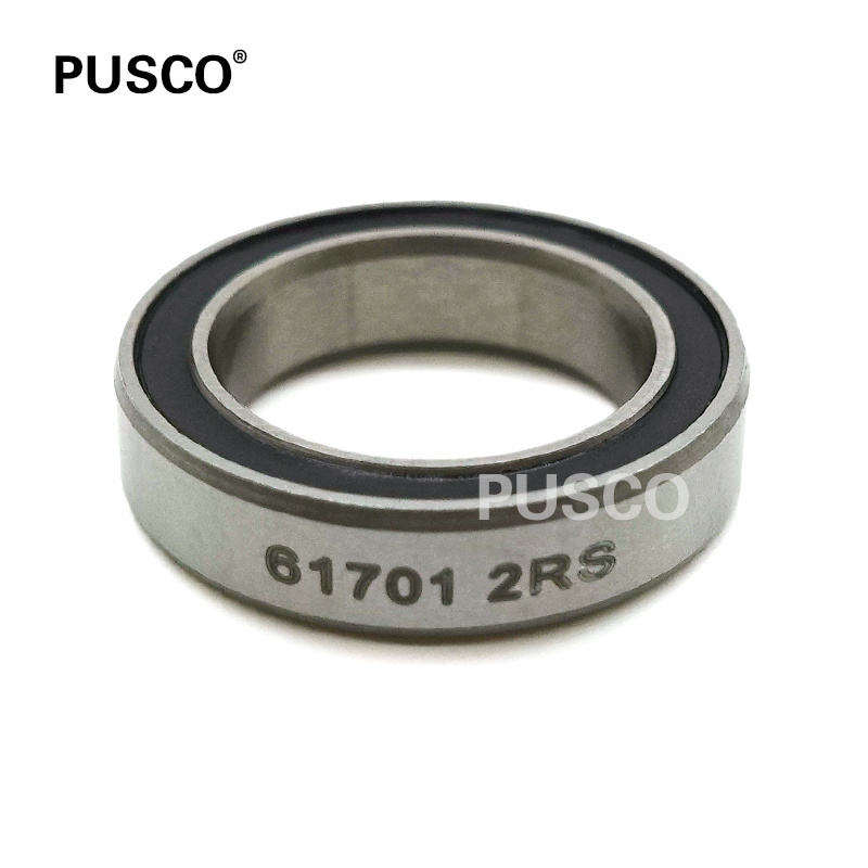 PUSCO Factory supply cheap price Motorcycle Bearing 61701 2RS Heat Resistant Motor Miniature Deep groove miniature ball