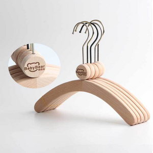 PUSELIFE Baby clothes hangers solid Wood Hanger For Baby Clothes Kids Children Coats Wood Hangers