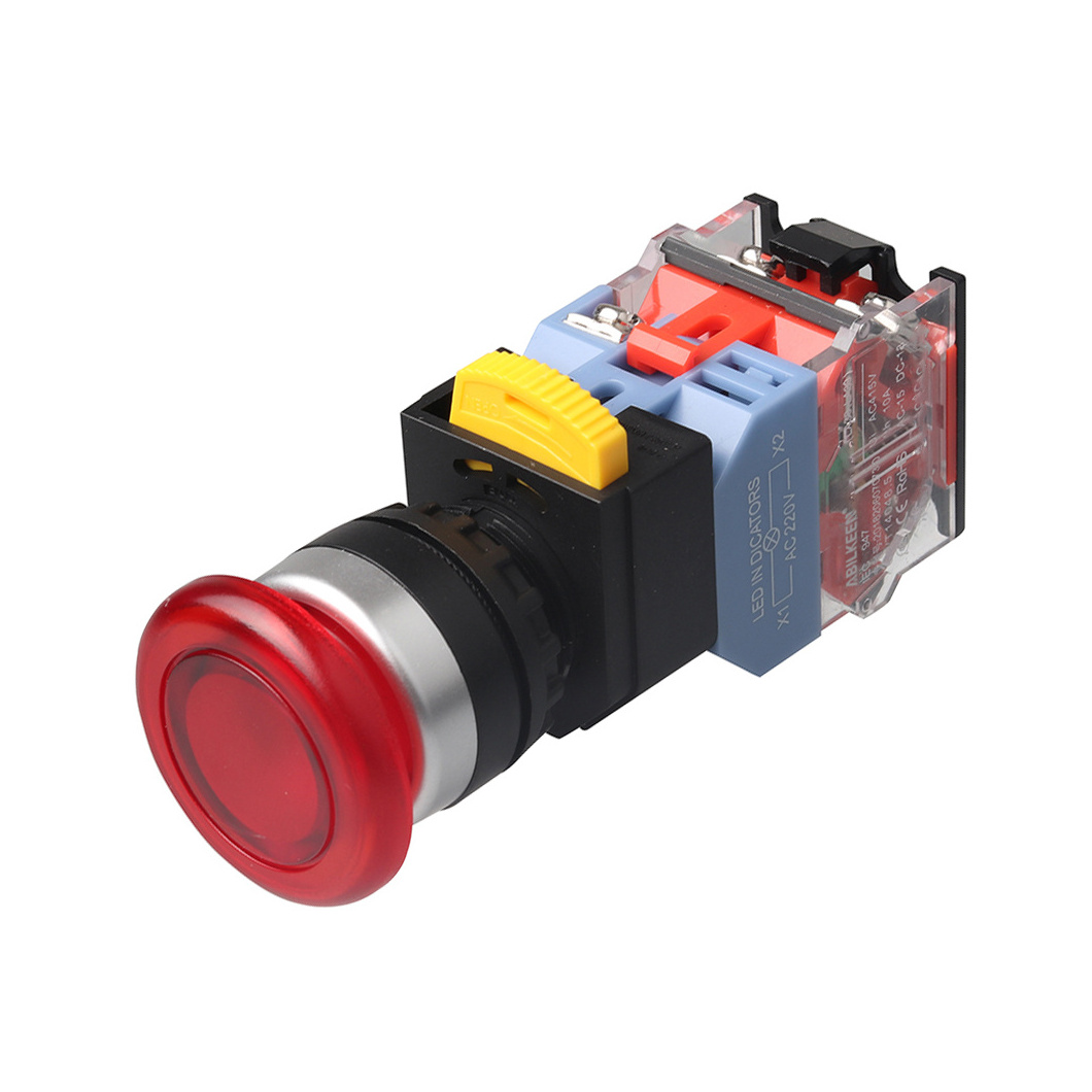 30mm 3POSITION High Quality ON OFF Mini Micro Multi Function selector push button switch for 10A 600V