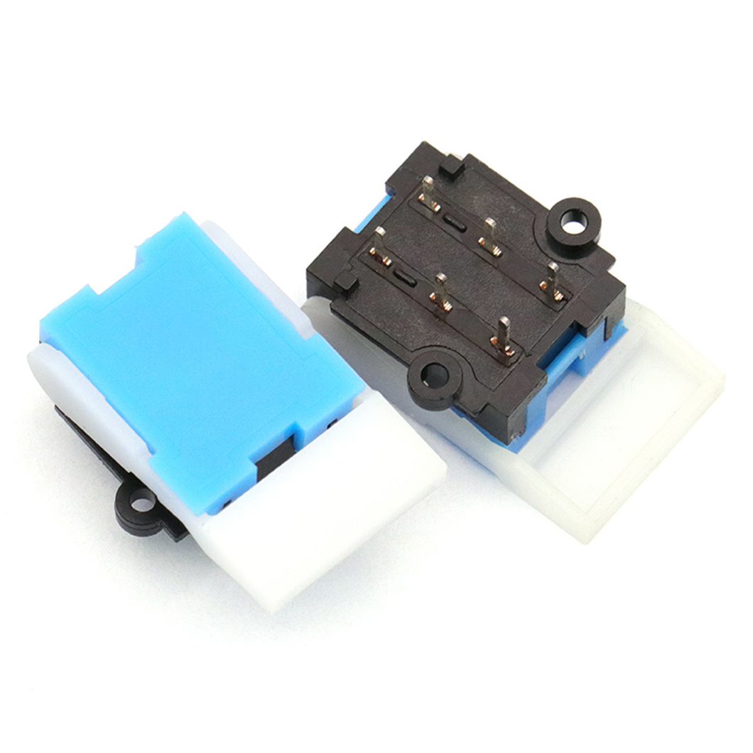 IKW5-B02B 2 Position Intercom Bell Momentary Push Button voiceless telephone hook switch blue color