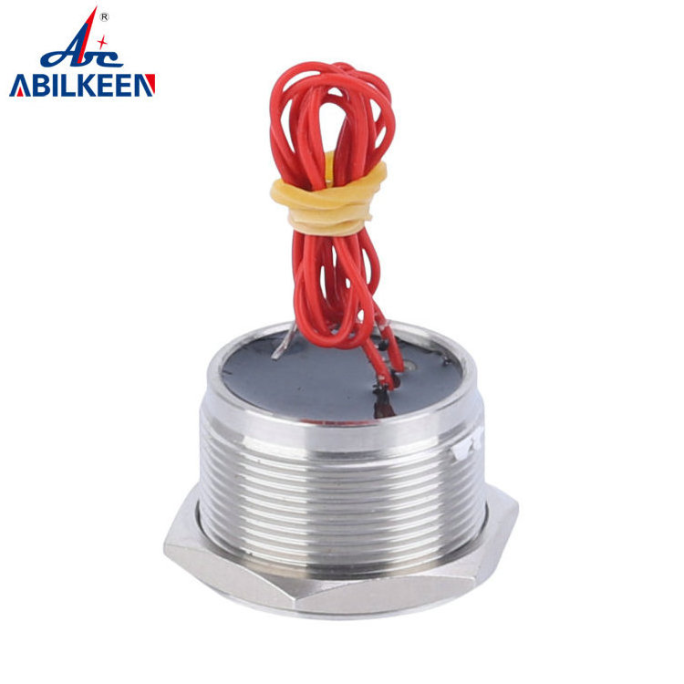 IP68 ON-OFF 19mm Flat/Concave/Chamfer NO  Waterproof Aluminum Anodized Touch Piezo Switch   Oxide Colorful Piezo Button switch